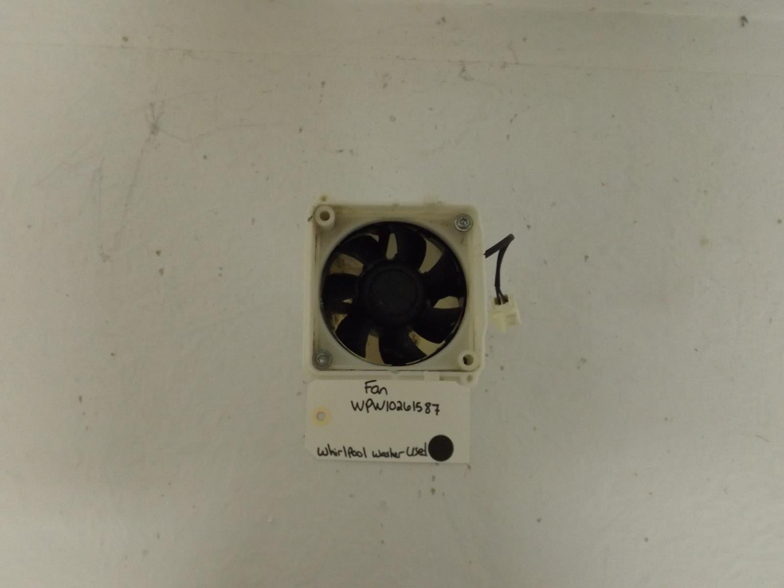 Whirlpool Washer WPW10261587 Fan Used Whirlpool Washer WPW10261587 Fan Used